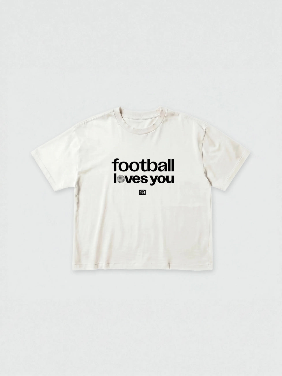 Football Loves You Oversized Tee | 2026 Pride – re—inc