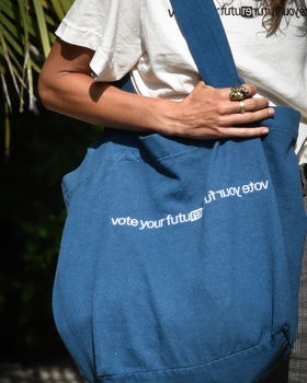 Vote Your Future Denim Tote Bag