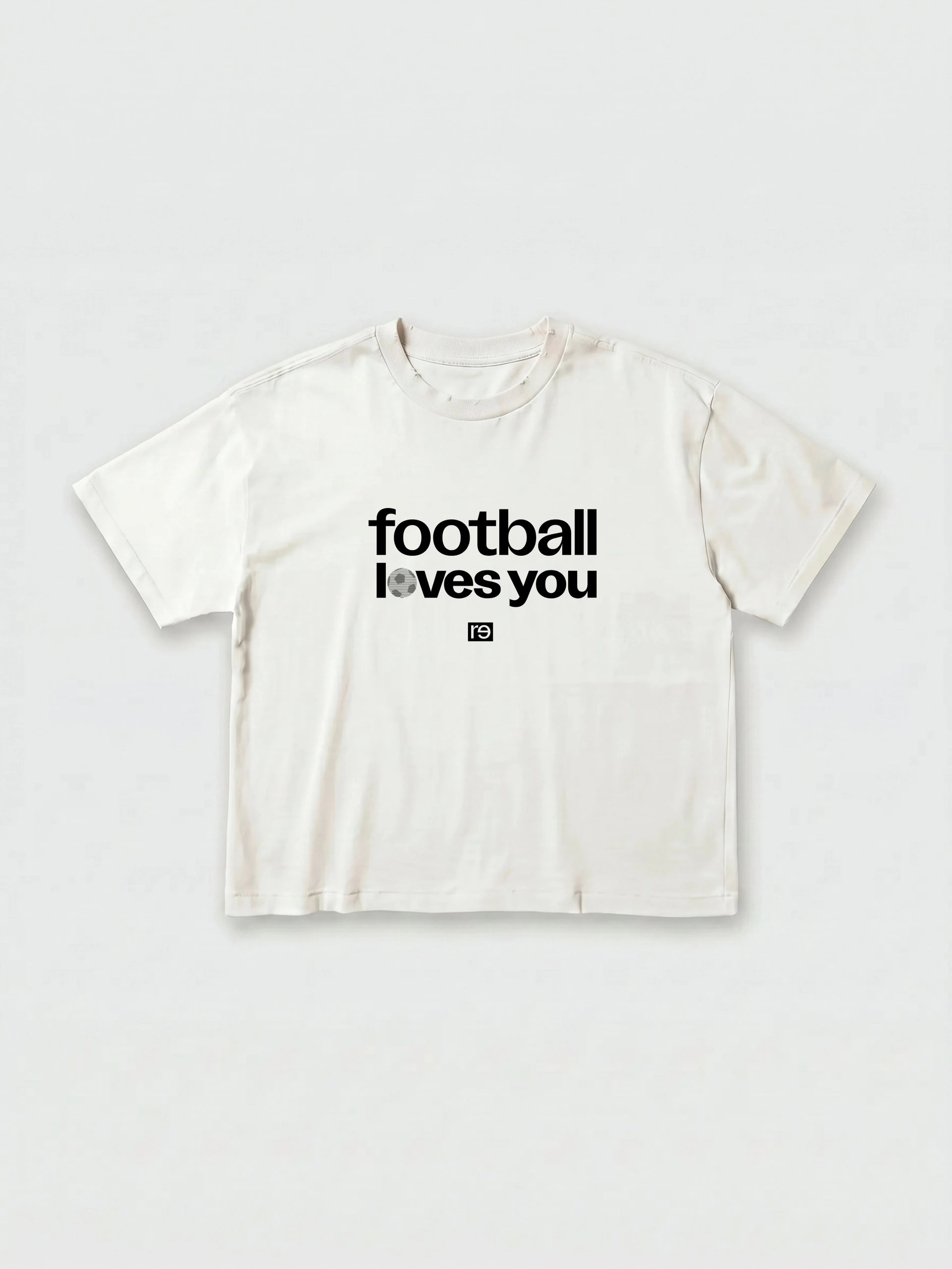 Football Loves You Oversized Tee | 2026 Pride – re—inc